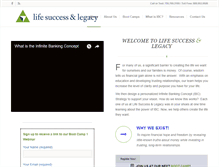 Tablet Screenshot of lifesuccesslegacy.com